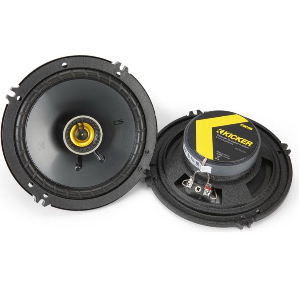 Kicker CSC65 46CSC654 Coaxial 4-Ohms 6.5" 2way Car Audio Speaker Pair
